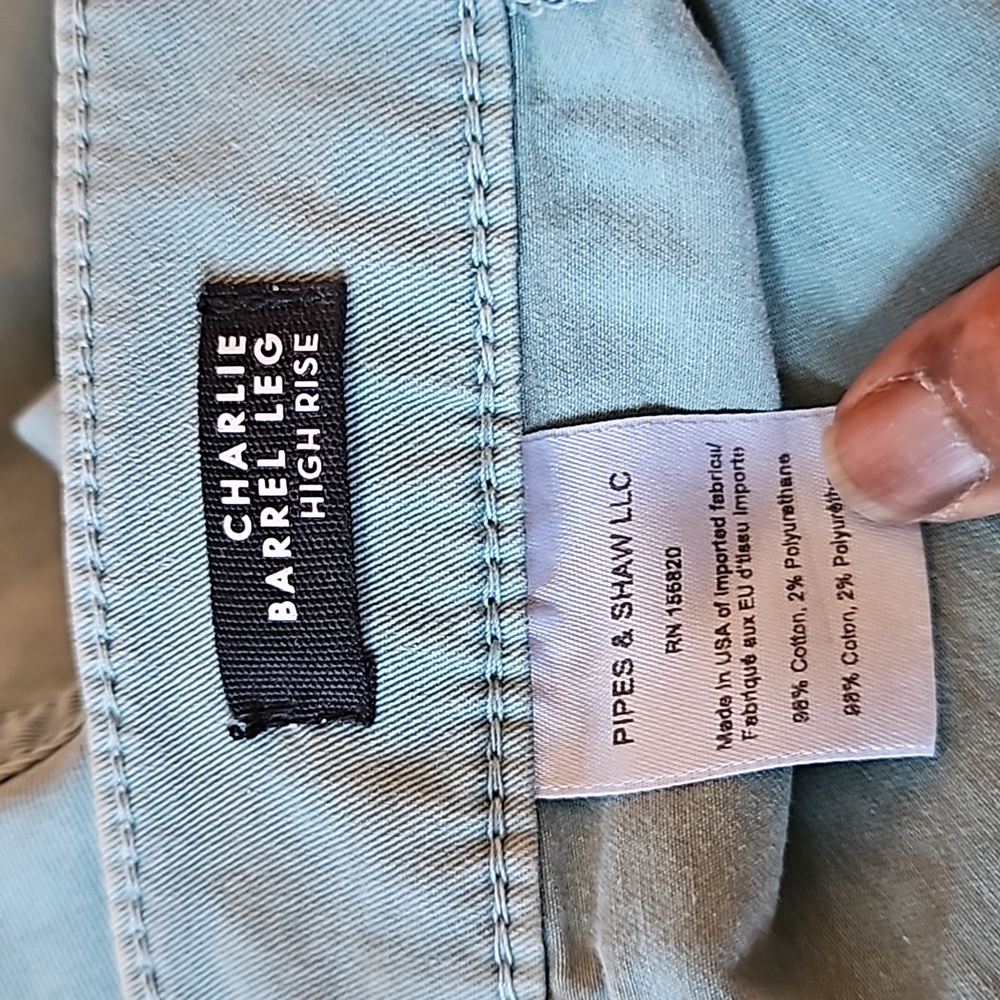 Veronica Beard Charlie Barrel Leg High Rise Pants - Picture 10 of 11